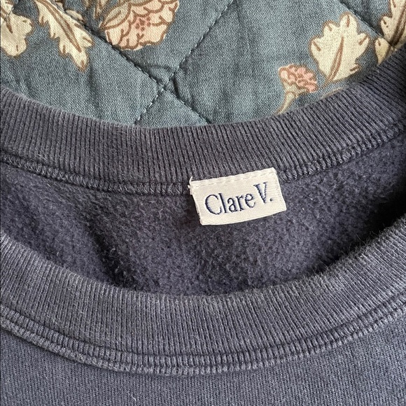 Clare V Lip Sweatshirt, Size Large - Picture 4 of 7